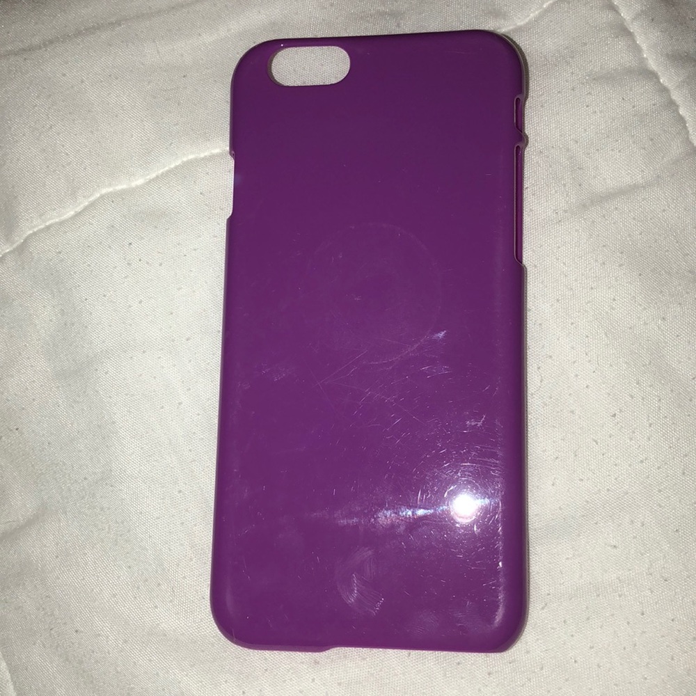 iPhone 6 purple hard case